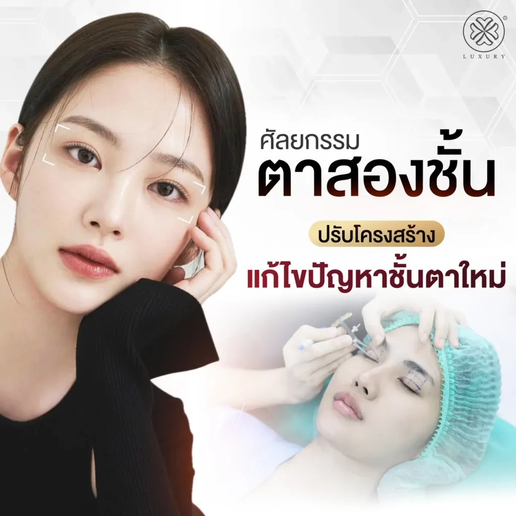 ศัลยกรรมตาสองชั้น คืออะไร luxury clinic