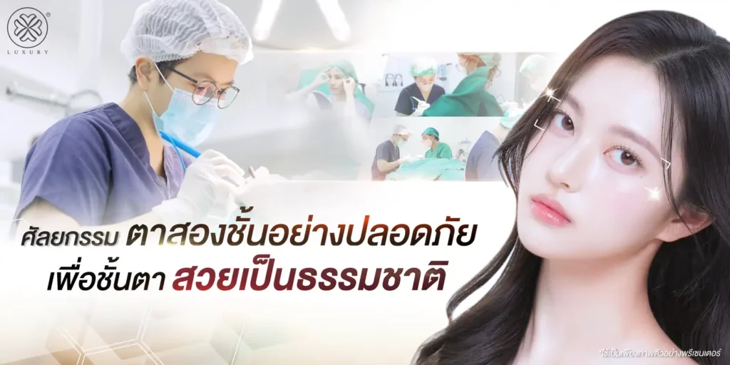 ทำตาสองชั้น แก้ตาสองชั้น ทำตา ทำตาสองชั้น luxury clinic