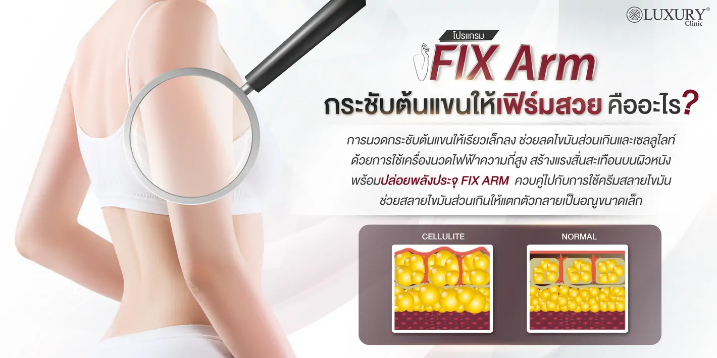 กระชับต้นแขนให้เฟิร์มสวยคืออะไร