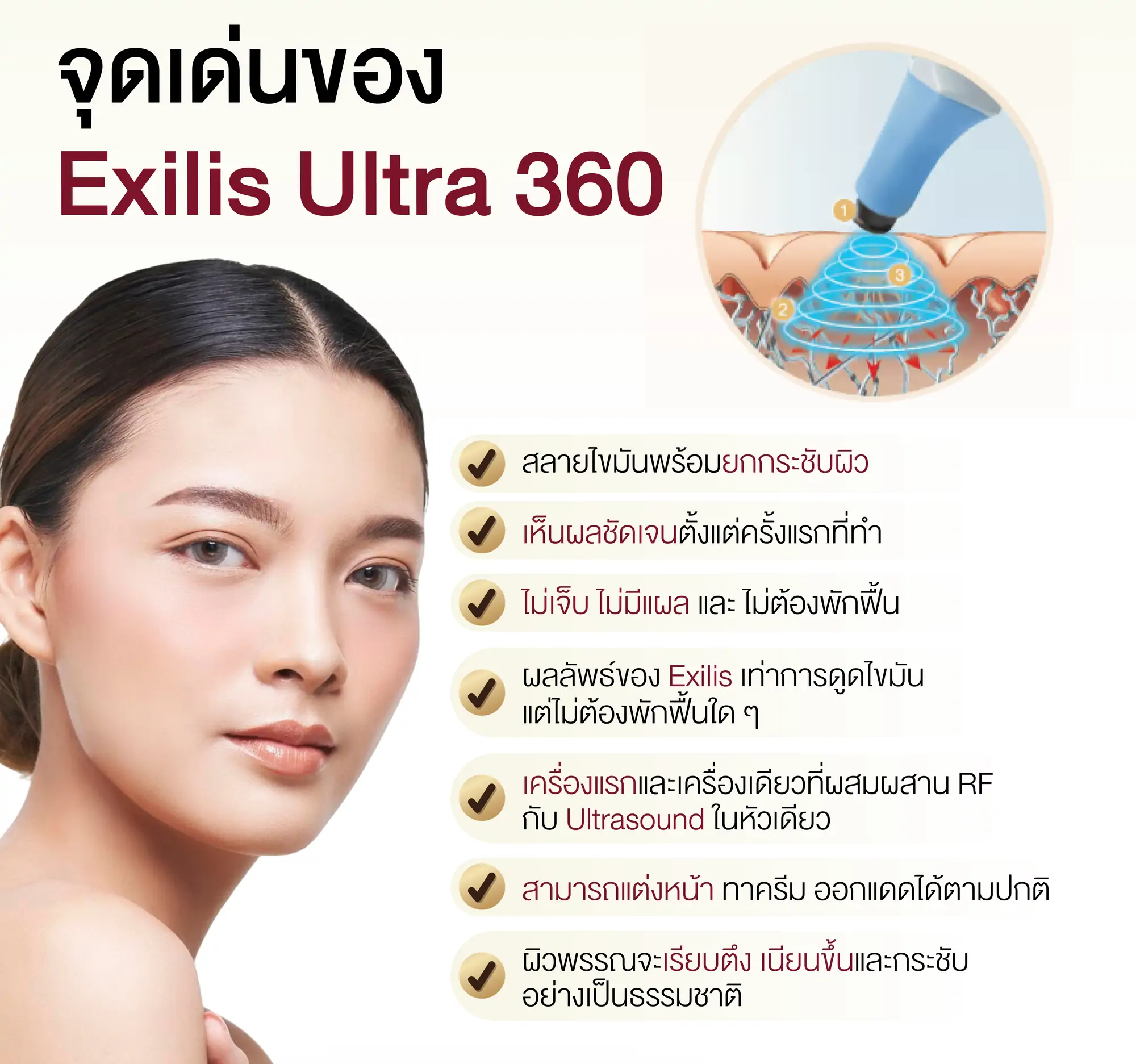 จุดเด่นของ Exilis Ultra 360