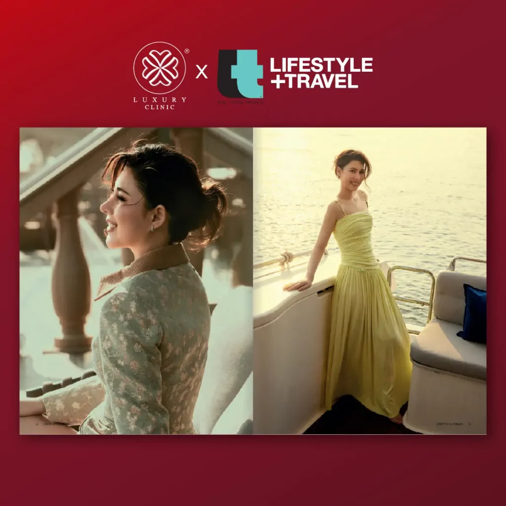 LUXURY CLINIC ตอกย้ำภาพลักษณ์ความงามระดับพรีเมียม ขึ้นปกนิตยสาร Lifestyle + Travel