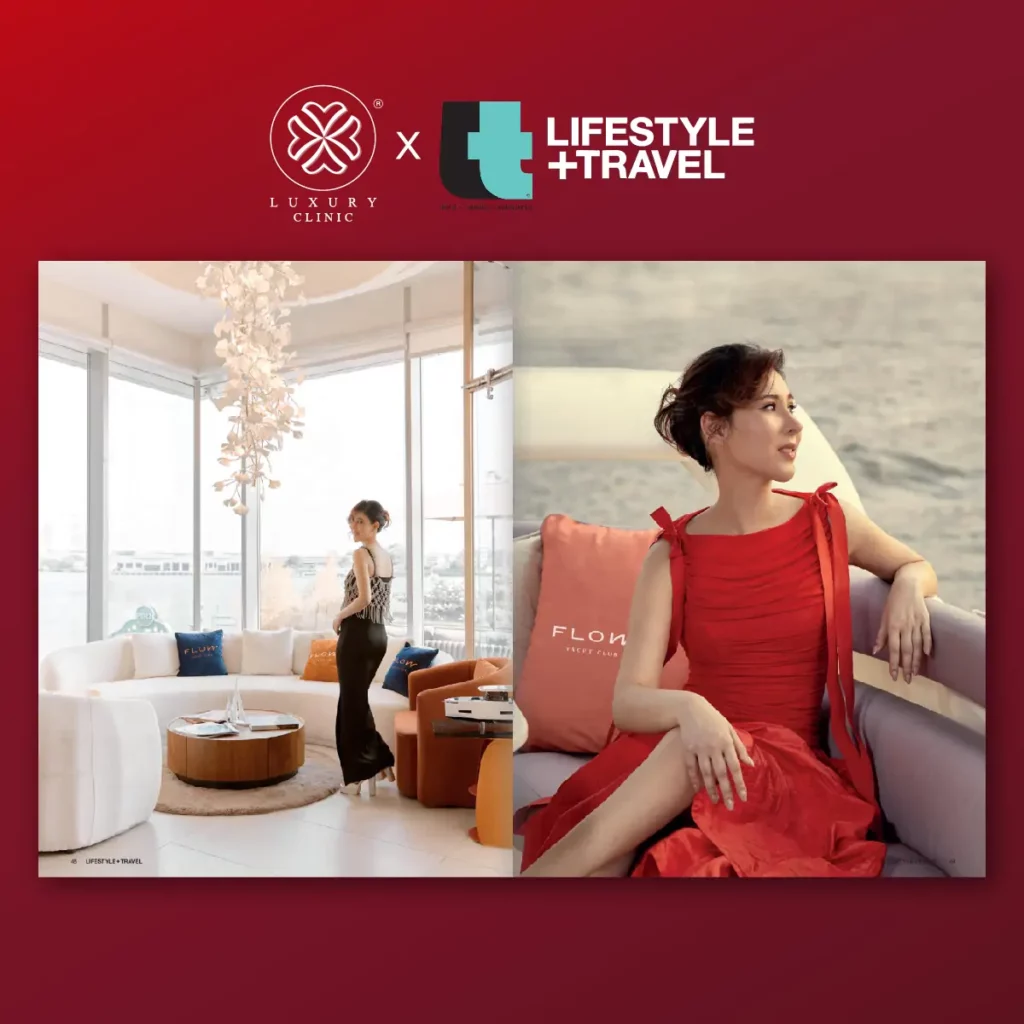 LUXURY CLINIC ตอกย้ำภาพลักษณ์ความงามระดับพรีเมียม ขึ้นปกนิตยสาร Lifestyle + Travel