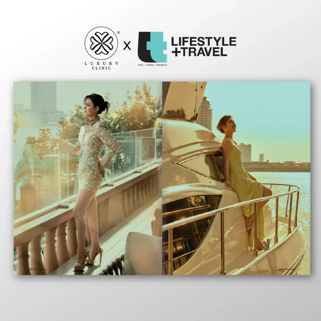 LUXURY CLINIC ตอกย้ำภาพลักษณ์ความงามระดับพรีเมียม ขึ้นปกนิตยสาร Lifestyle + Travel